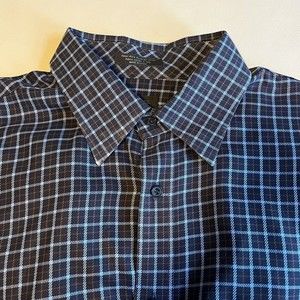 Nordstrom Men's Tailored Shirt Size XL‎ Italian Weave, Egyptian Cotton